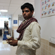 Vasudev, one of the injured workers in the ESIC Hospital, Manesar.